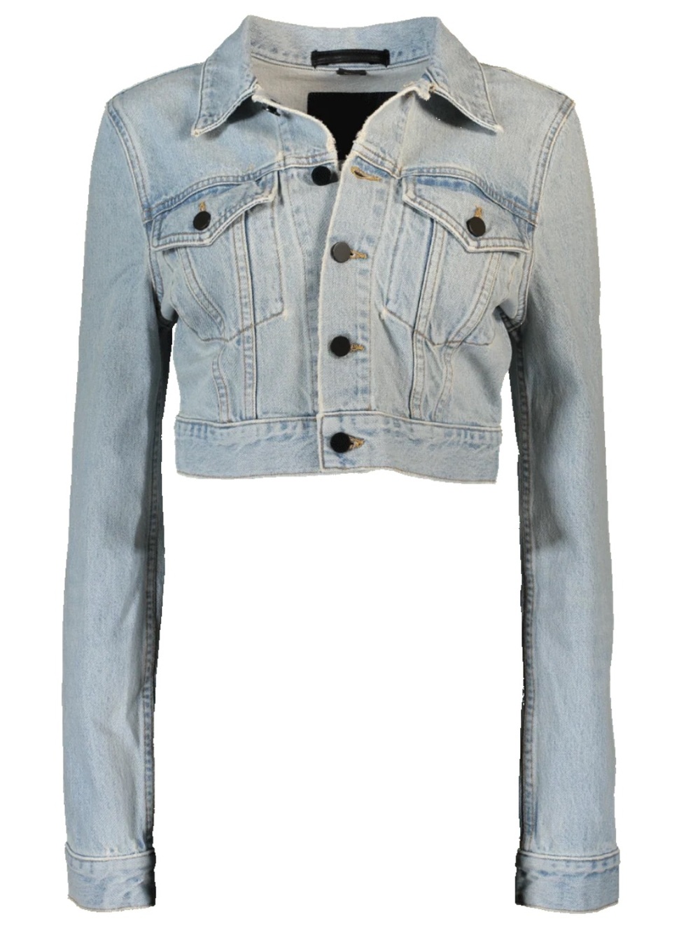 Alexander Wang Cropped Light Blue Denim Jacket